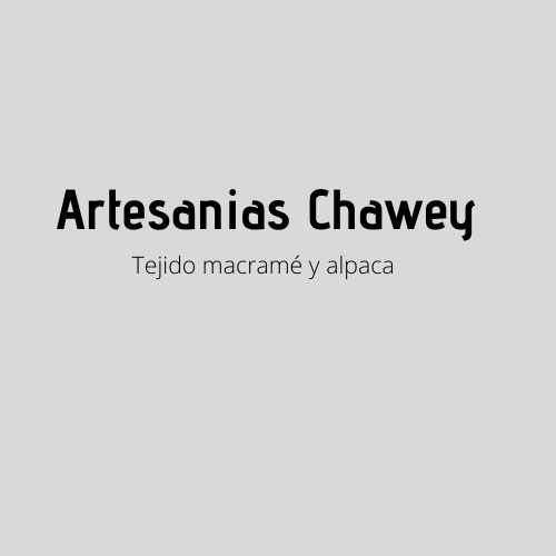 Artesanias Chawey Tejido macramé y alpaca