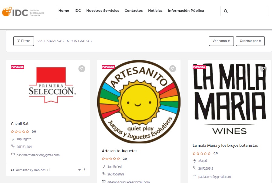 El primer directorio de fabricantes y proveedores de servicios de Mendoza ya cuenta con 430 participantes